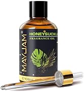 MAYJAM 100ML/3.38FL.OZ Honeysuckle Fragrance Oils with Glass Dropper, Essential Oils for Diffuser...