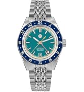 San Martin Dive Watches for Men NH34 Movement GMT Watch Mechanical SN0116 Sapphire Mirror Full Lu...