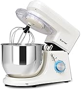 ARLIME Professional Stand Mixer, 7.5QT 660W Tilt-Head Food Mixer, Multifunctional Kitchen Electri...