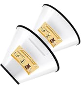 Soft Dog Cone Collar, 2 PCS (for Exact Size) Flexible Plastic Cone for Dogs After Surgery, Dog Re...