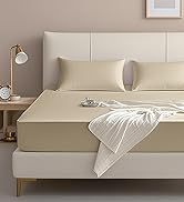 FreshCulture California King Fitted Sheet Only – Premium Hotel-Quality Fitted Sheet for Californi...