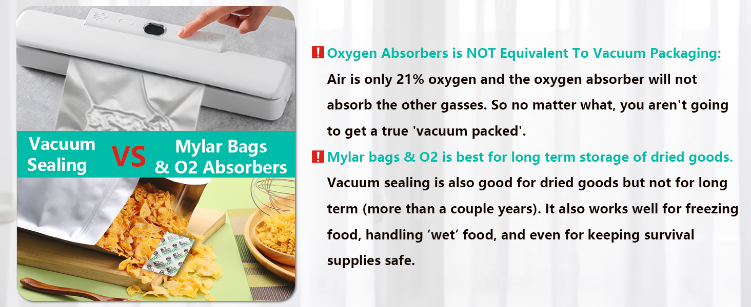 Mylar Bags for Long-Term Food Storage