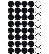 Ezprotekt 40 Pack 1-1/8" Self-Stick Round Carpet Furniture Sliders Furniture Moving Slider for Ca...