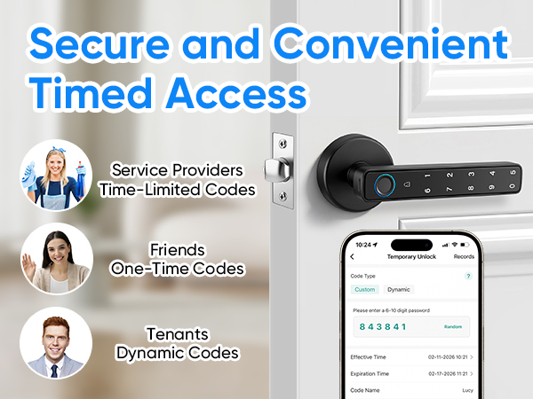 Smart Door Lock with Knob