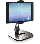 Tablet Stands and Holders Adjustable: Tablet Cell Phone Holder 360 Degree Swivel Angle Rotation f...