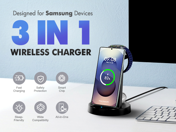 3 IN 1 wireless charger
