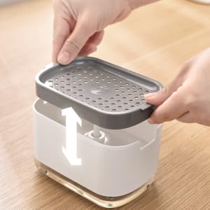 Perforated Soap Dispenser Sponge Holder can be reused