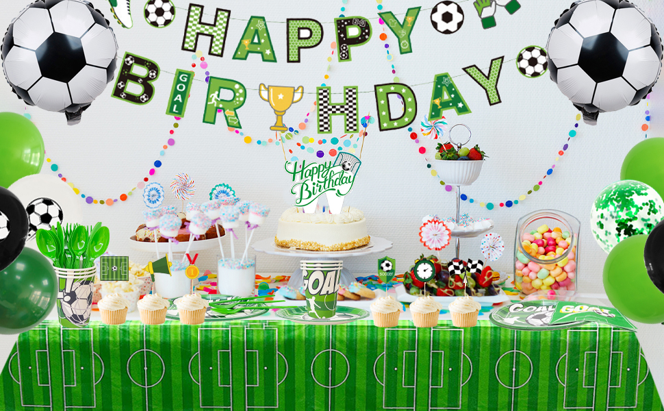 soccer birthday party supplies