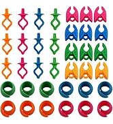 Fbshicung 36pcs Thread Spool Huggers/Bobbin Holders/Bobbin Clamp Clips Keeping Bobbin Thread Tail...
