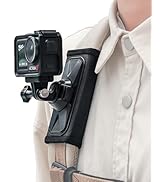 Quick Release Shoulder Mount, Compatible with Gopro 12/11/10/9 & DJI OSMO Action 6/5Pro/4/3/, Adj...