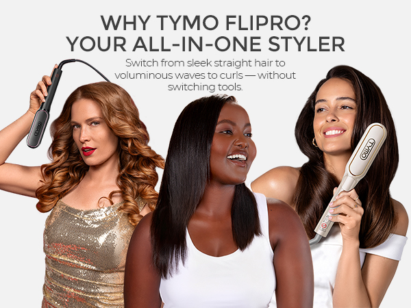 TYMO Flat Iron Hair Straightener Brush