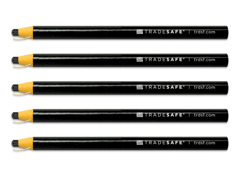 tradesafe black grease pencil set