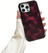 EYZUTAK Case for iPhone 16 Pro Max, Tortoise Shell Cheetah Leopard Print Phone Case Retro Amber C...
