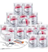Mini Fishing Kits Bulk for Christmas Shoebox Fillers, Emergency Survival Kit with Jar, Tackle Acc...