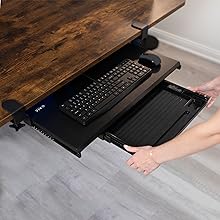 MOUNT-KB05-4D Keyboard Tray and Pull Out Drawer