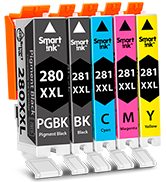 compatible cartridges for canon 280/281 5 pack