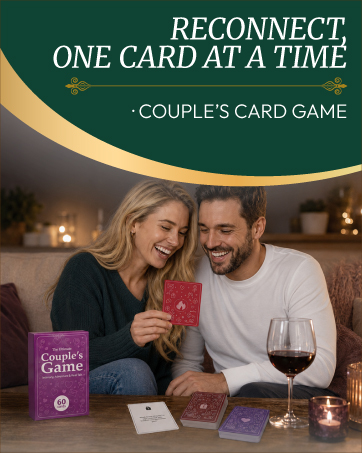 Couple’s card game for adults designed to spark meaningful conversations, connection, and fun date