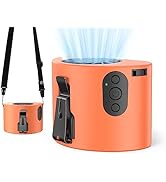AddAcc 2024 Upgrade 10000mAh Waist Fan, 12000RPM Strong Airflow, Rechargeable Clip Belt Fan, 10 S...