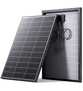 Callsun N-Type 16BB Mini 100 Watt Solar Panel, Compact 12V 100W Solar Panel, 25% High Efficiency ...