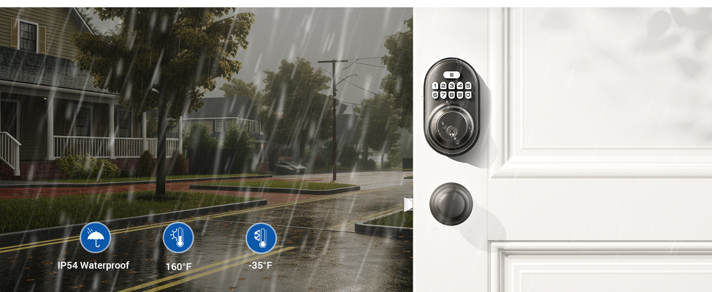 keyless entry door lock