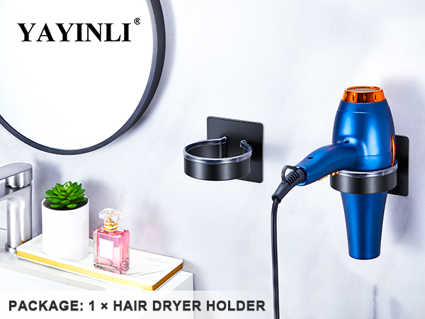 blow dryer holder