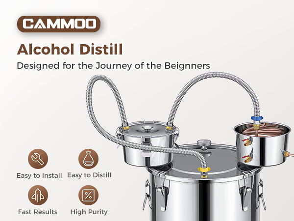 13.2 gal double chilled alcohol still