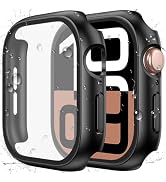YIJDACASE 2 in 1 Waterproof Case for Apple Watch Screen Protector Series 10 Series 11(2025) 46mm ...