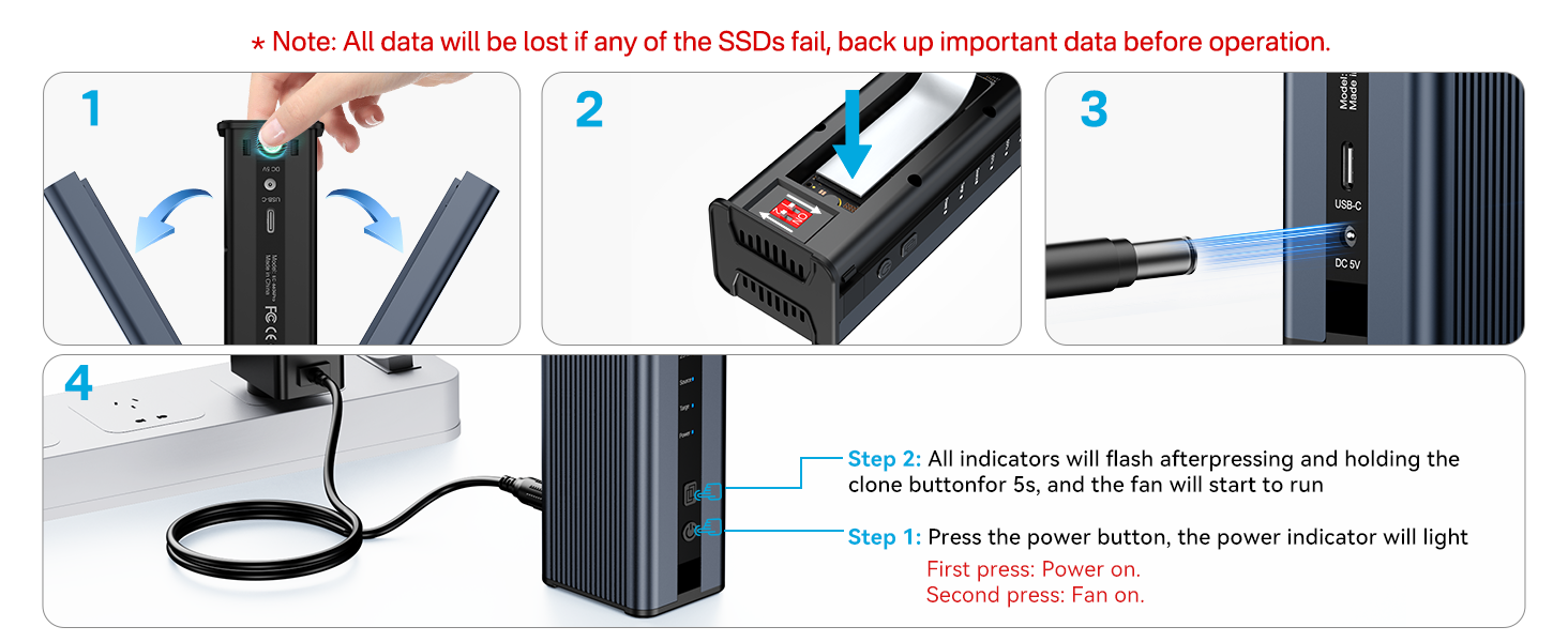 M.2 NVMe SSD Cloner