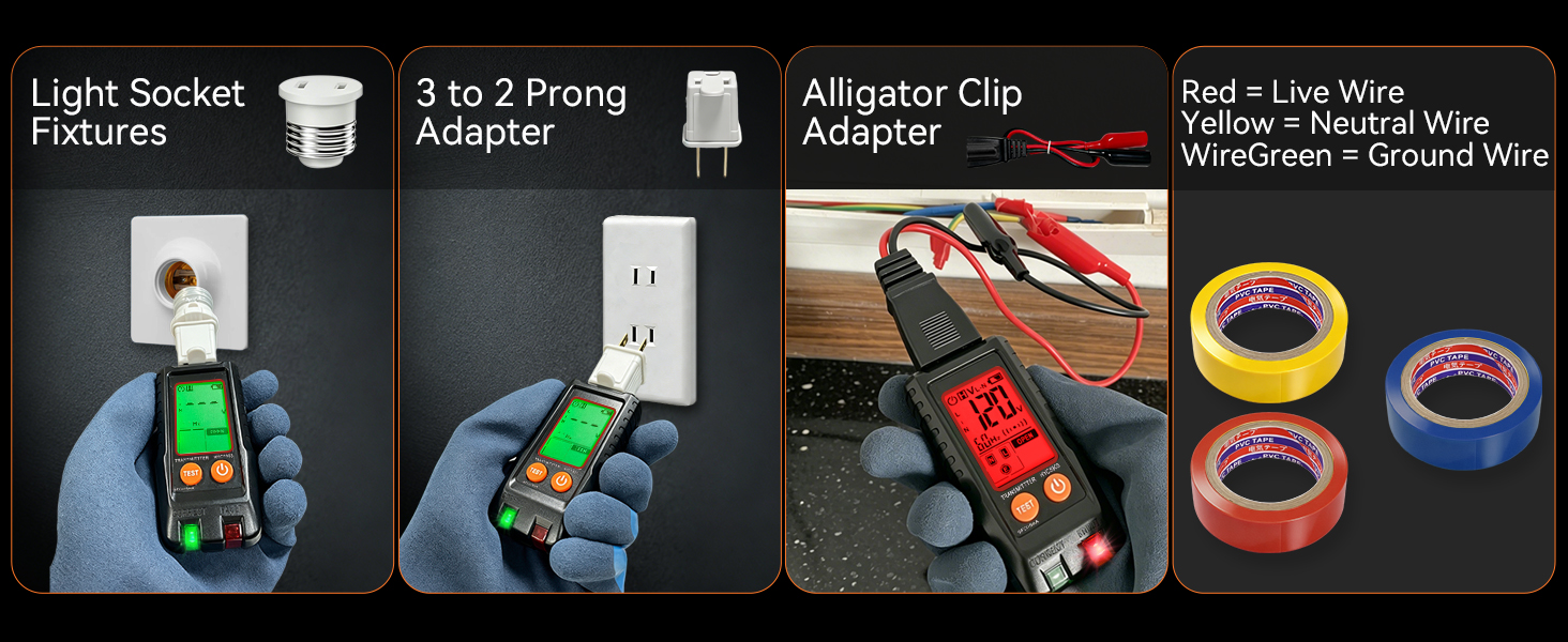 Circuit Breaker Finder with GFCI Outlet Tester