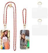 HOTEMIA Phone Lanyard with Wrist Strap Universal Phone Crossbody Chain Adjustable Cell Phone Stra...