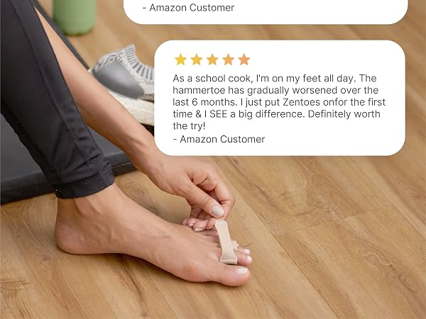ZenToes toe wraps for hammertoe reusable 4 or 8 count packages