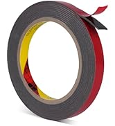 Acrylic Plus Tape for Automotive Exterior and Glass Attachment, 3/8''×10.8 Ft, Made of 3M PT1500 ...