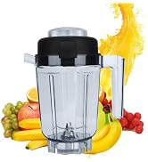 Vitamix Blender Pitcher 32oz 0.9L Transparent Food Blender Container with Blade Lid Replacement A...