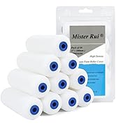 Mister Rui Foam Paint Roller, 10 Pack 4 Inch Small Paint Roller Covers, High Density Foam Paint R...