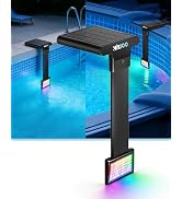 2026 Upgrade Solar Pool Lights Only for Inground Pool & Steel Wall Above Ground Pool, IP68 Waterp...