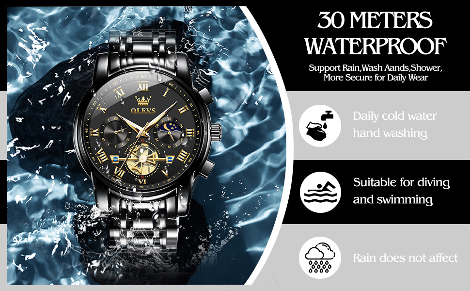 waterproof watches for men