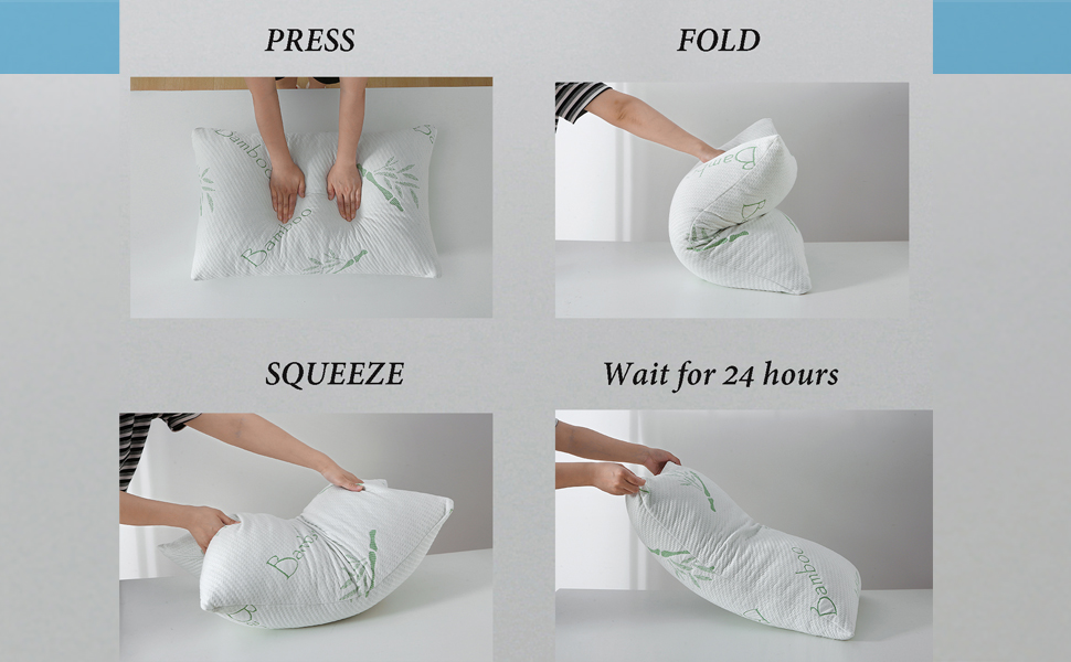 how to make pillow fluffy