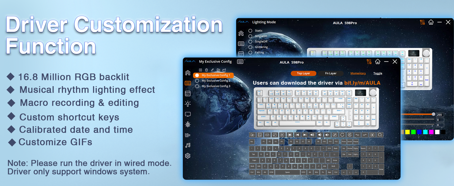 creamy keyboard with number pad