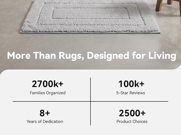 GRANNY SAYS Gray Bathroom Rugs