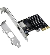 2.5Gb PCIe Network Card with Intel I226-V Chip, 2500M/1000M/100M Network Adapter NIC, PCIe 3.1 X1...