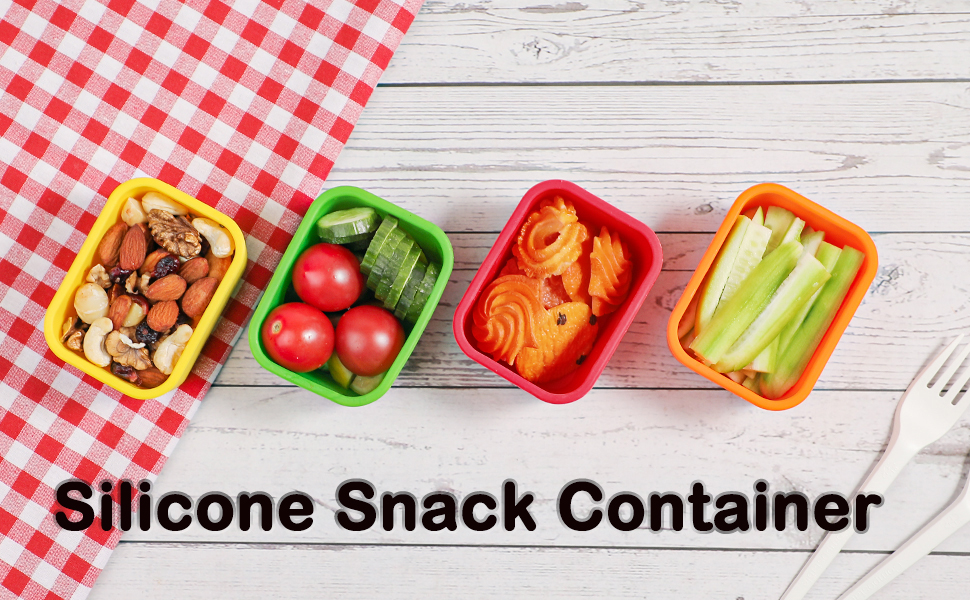 silicone snack container silicone food container silicone silicone container