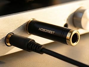 3.5mm to 1/4 Stereo Audio Adapter, 3.5mm to 1/4 (6.35mm) Headphone Adapter