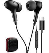 USB C Headphone for Samsung S25 FE S24 A16 A17 Wired Earbuds Magnetic in-Ear Type C Earphone with...