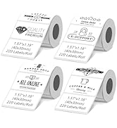 M110 Thermal Labels 4 Rolls Compatible for Phomemo M100/M110/M150/M221/M220/M120/M200/M250 Label ...