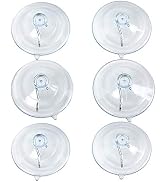 BEADNOVA Suction Cup Hooks 2.5 Inches Suction Cups with Hooks Suction Cup Hook for Window Glass W...