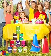Waenerec 36PCS Carnival Games Combo Set 4 in 1 Bean Bag Toss Can Games Soft Plastic Cone Backyard...