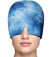 Thrive Gel Ice Headache Relief Cap - Cold Therapy Headache Relief Hat Compress, Sinus Headache, S...