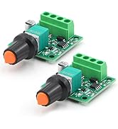 RioRand Low Voltage DC 1.8v 3v 5v 6v 12v 15V Motor Speed Controller 2A PWM 2PCS