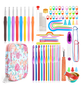 ergonomic crochet hooks set soft grip crochet kit crochet hooks crochet needle