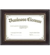 AUEAR, 5.5x8.5 Professional Document Photo Frame, for 5.5x8.5 inch Document/Certification with Wa...